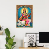 Poster Saraswati V06 (Bureau à domicile)
