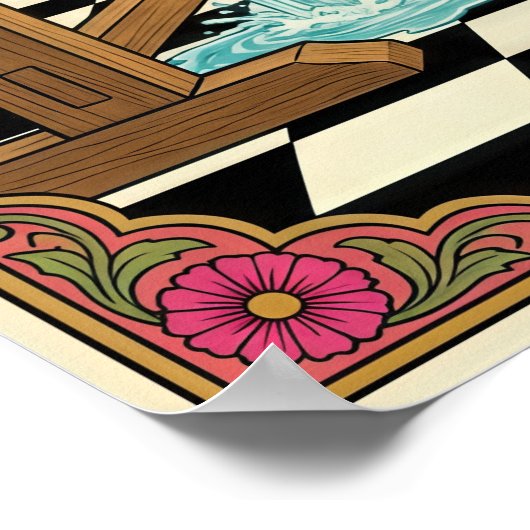 Poster Saraswati V09 (Coin)