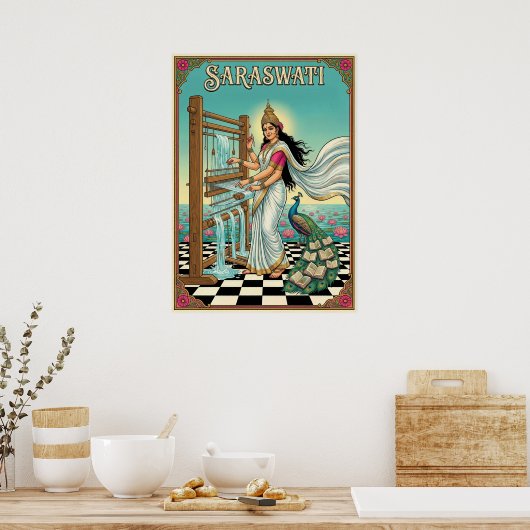 Poster Saraswati V09 (Cuisine)