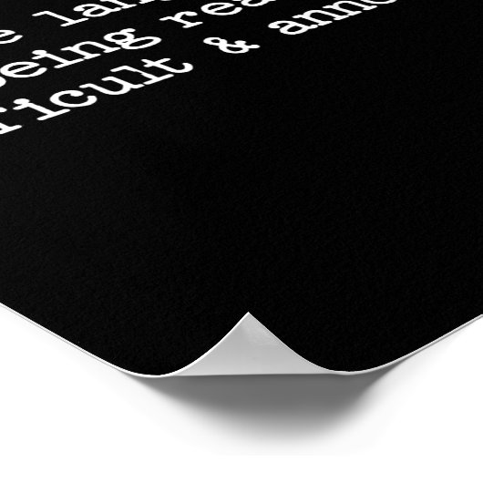 Poster Sarcastic Quote Saying Fun Snarky Gift Difficult & (Coin)