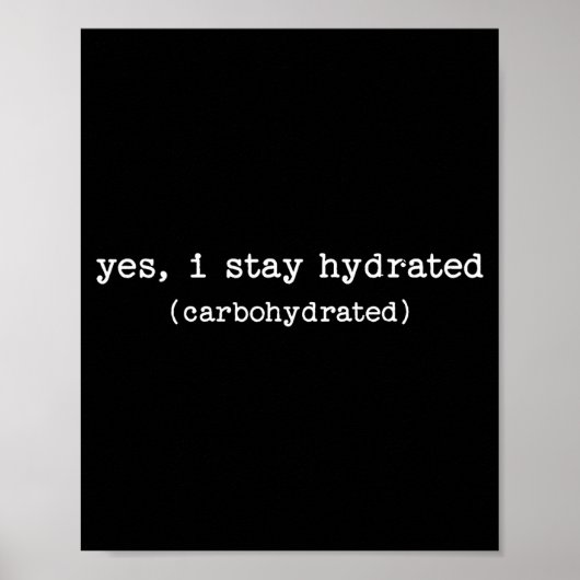 Poster Sarcastic Quote Work Saying Snarky Carbohydrate Di (Devant)