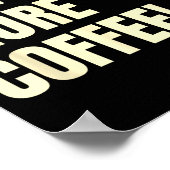 Poster Sarcastic Resolution New Year More Coffee Funny  (Coin)