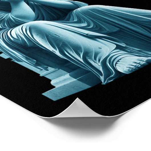 Poster Sarcastique Anti-Trump Il Est Une Statue Idiot De (Coin)