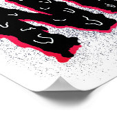 Poster Sarcastique antisociale bizarre Pas de typographie (Coin)