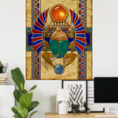 Poster Sarcophage 3D égyptien (Bureau à domicile)