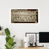 Poster Sarcophage des Muses, romain (marbre) (Bureau à domicile)