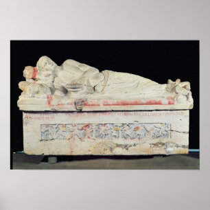 Poster Sarcophage, étrusque