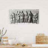 Poster Sarcophage étrusque (Cuisine)