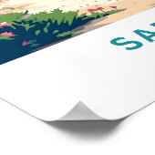 Poster Sardaigne Italie Imprimer Voyage (Coin)