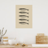 Poster Sardines (Cuisine)