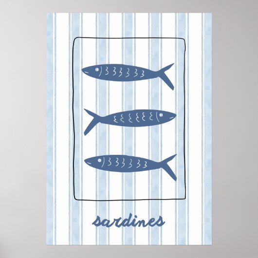 Poster Sardines (Devant)