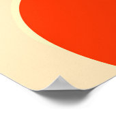 Poster Sardines avec cercles de soleil Abstraits (Coin)