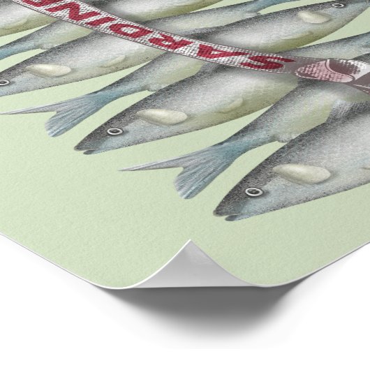 Poster Sardines fraîches (Coin)