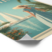 Poster Sardinia 50s vintage (Coin)