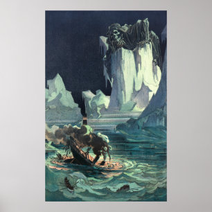 Poster Sargasso Sea Grim Reaper & Sinking du Titanic