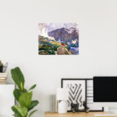 Poster Sargent - Artiste Dans Le Simplon 1909 (Bureau à domicile)