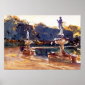 Poster Sargent - Boboli Gardens 1907 (Devant)