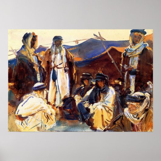 Poster Sargent - Campement bédouin 1906 (Devant)