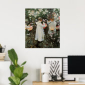 Poster Sargent Carnation Lily Lily Rose (Bureau à domicile)