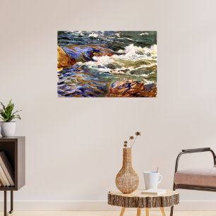 Poster Sargent - En Norvège, peinture d'art fin