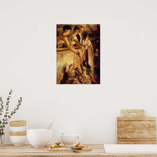 Poster Sargent - Marionettes 1903 (Cuisine)