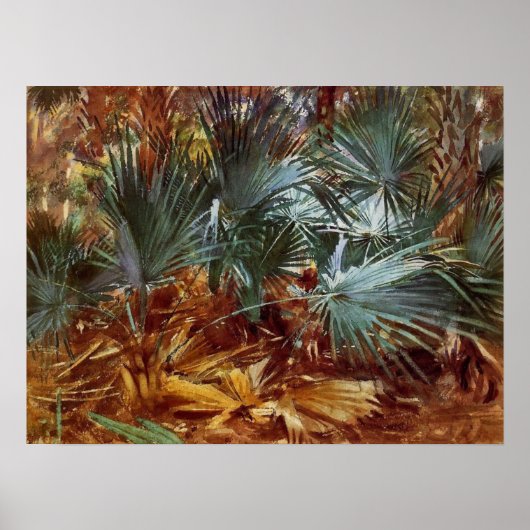 Poster Sargent - Palmettos (Devant)