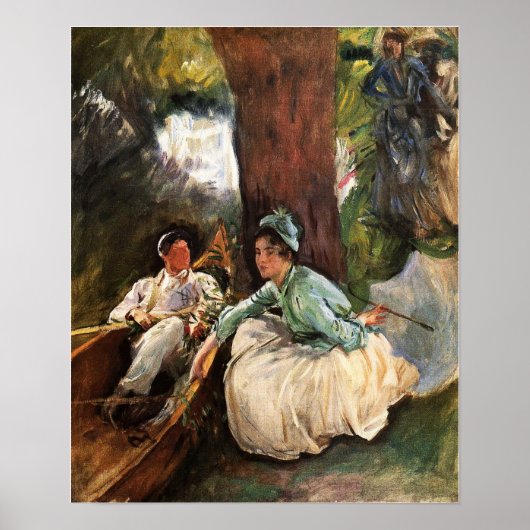 Poster Sargent - Par La Rivière 1888 (Devant)
