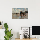 Poster Sargent - Pêche aux huîtres à Cancale (Bureau à domicile)