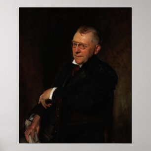Poster Sargent - Portrait De James Whitcomb Riley