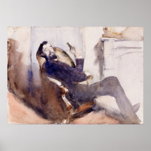 Poster Sargent - Portrait De Paul-Cesar Helleu