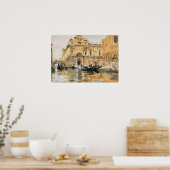 Poster Sargent - Rio Dei Mendicanti, Venise (Cuisine)