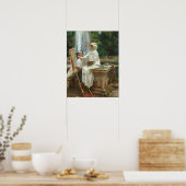 Poster Sargent - The Fountain Villa Torlonia Frascati (Cuisine)