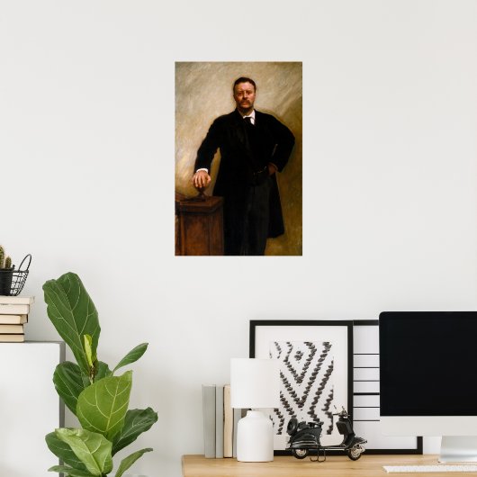 Poster Sargent - Theodore Roosevelt (Bureau à domicile)