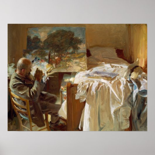 Poster Sargent - Un artiste dans son atelier (Devant)