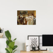 Poster Sargent - Un artiste dans son atelier (Bureau à domicile)