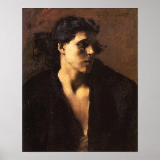 Poster Sargent - Une femme espagnole 1882 (Devant)