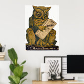 Poster Sarsaparilla de Hood Tonic Restauration. (Bureau à domicile)