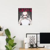 Poster Sasha Velour (Bureau à domicile)