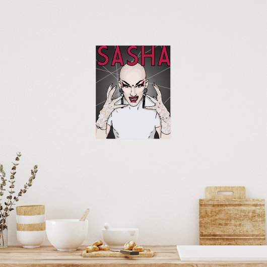 Poster Sasha Velour (Cuisine)