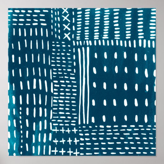 Poster Sashiko Stitches (Devant)