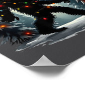 Poster Sasquatch 67 Santa Bigfoot Christmas Tree Funny  (Coin)