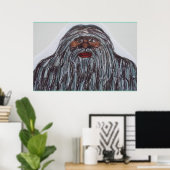 Poster Sasquatch 7 pi 6 en grand géant G (Bureau à domicile)