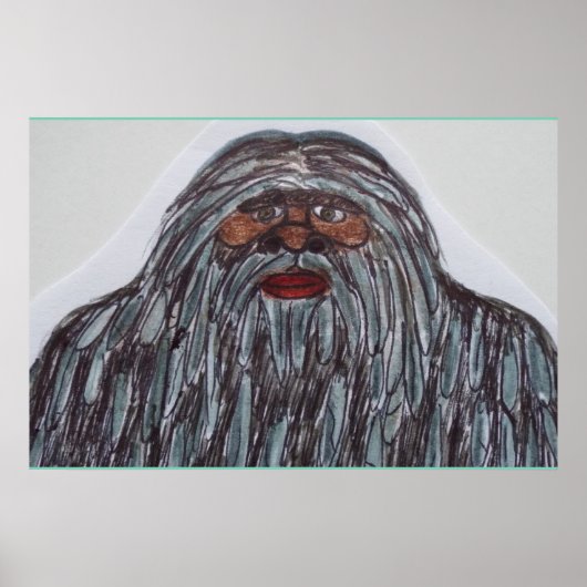 Poster Sasquatch 7 pi 6 en grand géant G (Devant)