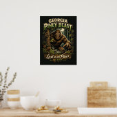 Poster Sasquatch Bigfoot (Cuisine)