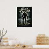 Poster Sasquatch Bigfoot (Cuisine)