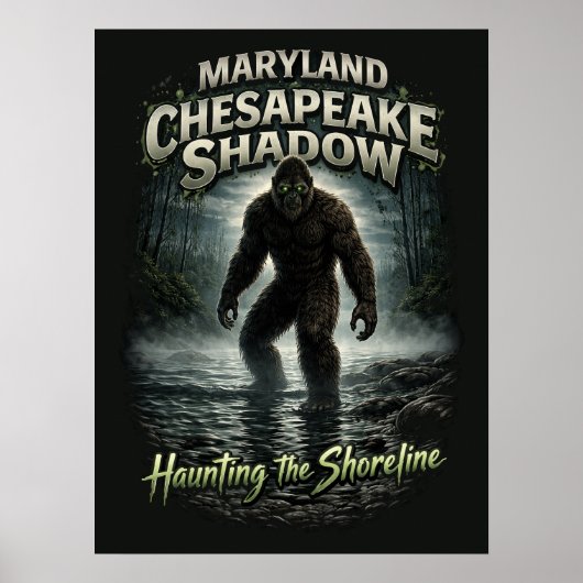 Poster Sasquatch Bigfoot (Devant)