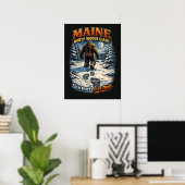 Poster Sasquatch Bigfoot (Bureau à domicile)