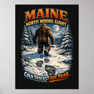 Poster Sasquatch Bigfoot
