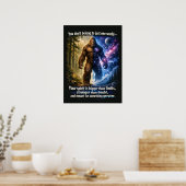 Poster Sasquatch Bigfoot (Cuisine)