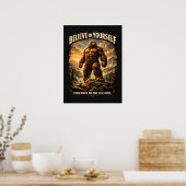 Poster Sasquatch Bigfoot (Cuisine)